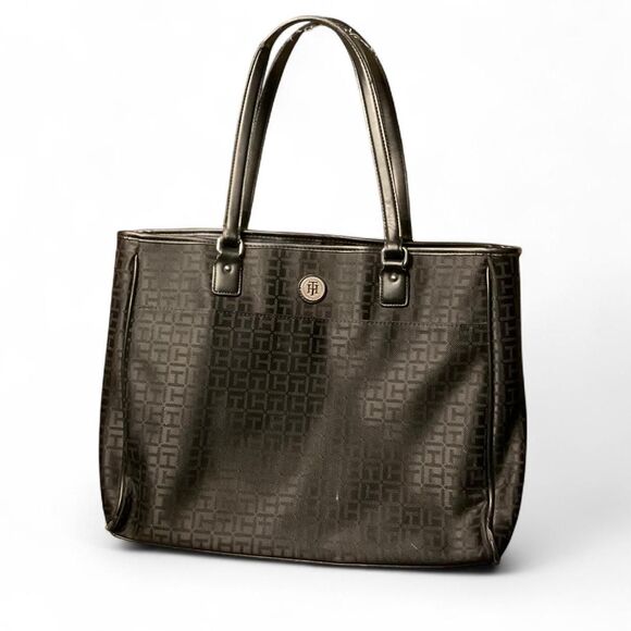 Black Tommy Hilfiger Tote - Picture 1 of 2